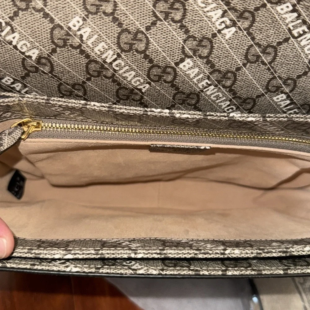 Gucci X Balenciaga "The Hacker Project" Horsebit 1955 Shoulder Bag! - Picture 6 of 8